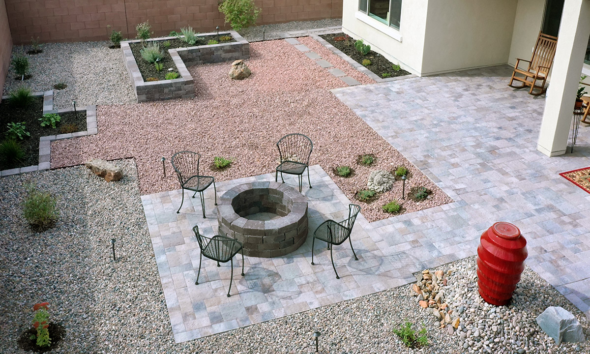 Albuquerque Fire Pit Raised Planter Fountain Belgard Raised Planter Bed