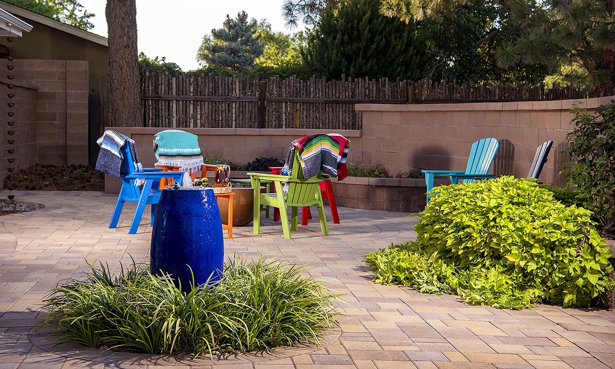 New Mexico Front Courtyard Belgard Orgin 6 Bella