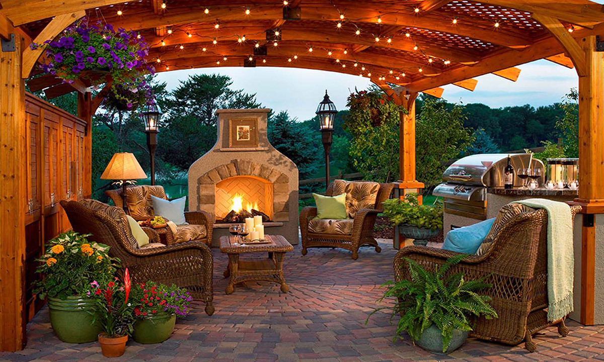 Albuquerque Pergola Backyard Patio