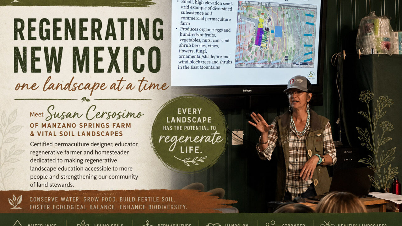 Susan Cersosimo & Regenerative Landscaping in New Mexico